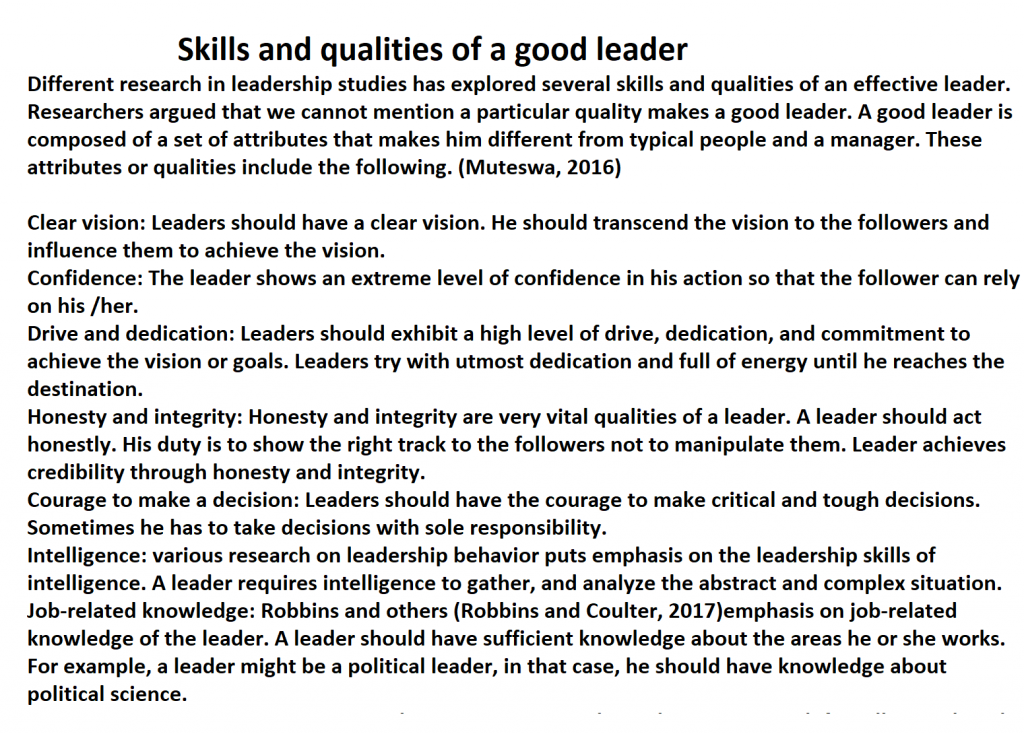 Leadership Styles