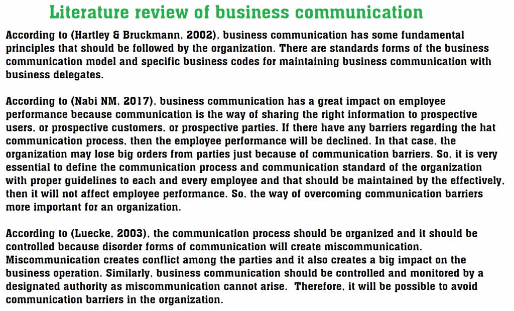 Overview of Business Communication