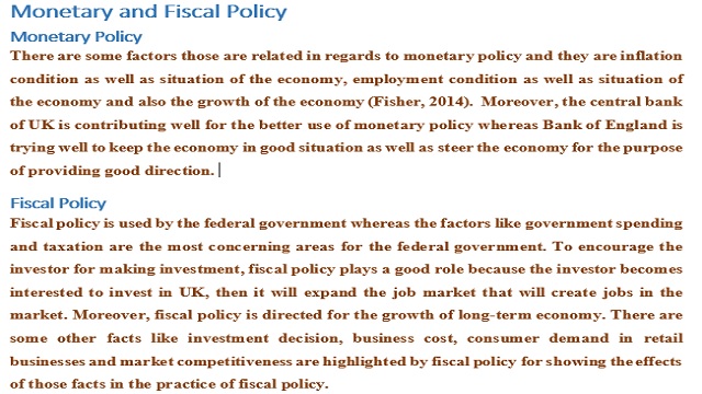 Understanding of UK Economy