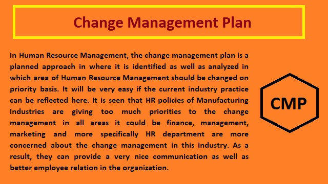 Change Management Plan