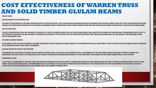 Cost Effectiveness of Warren Truss