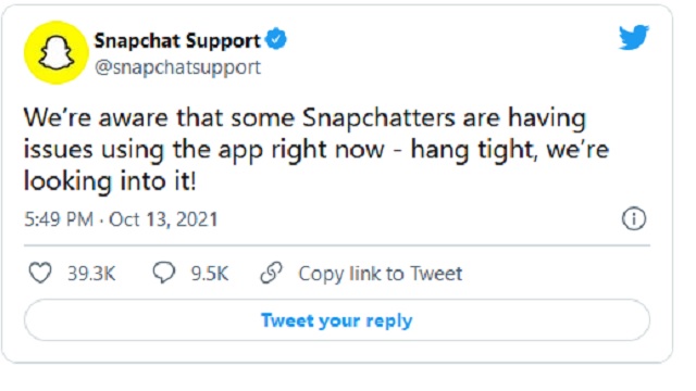 Snapchat Is Having Issues Sending Snaps