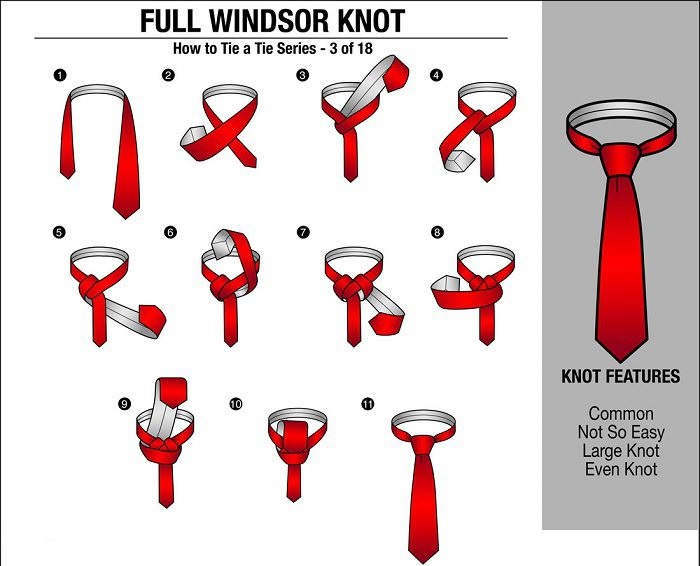 How to tie a tie